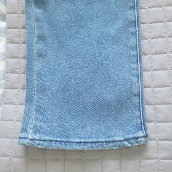 NEW GOOD AMERICAN Good Straight Indigo Jeans Women's Size 0 - Picture 4 of 5